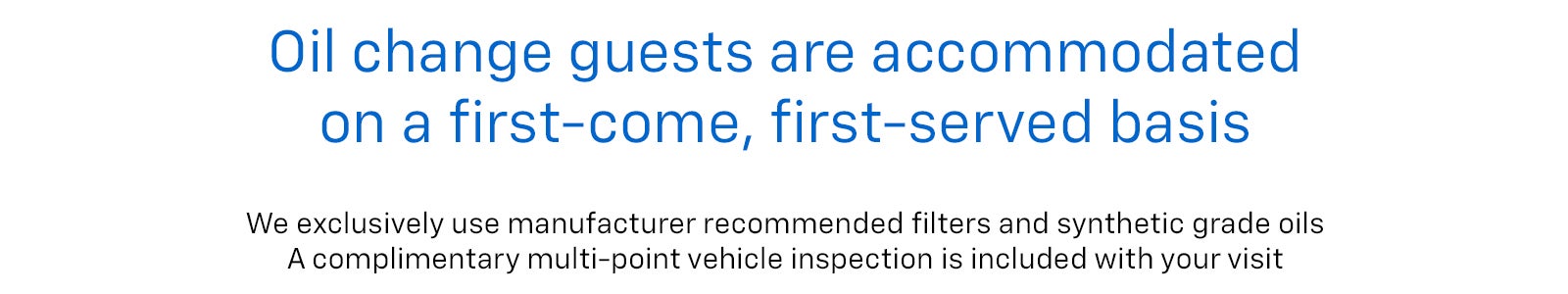 Oil change notice